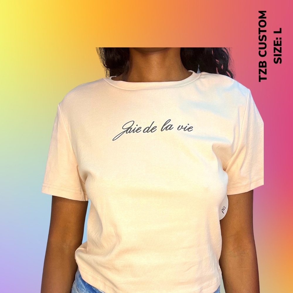 Joie de la vie TZB CUSTOM MADE ATTIRE GRAPHIC TEE